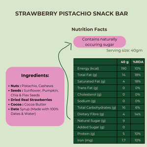 Nothing Silly - Strawberry Pistachio - 1 bar