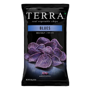 Terra Blues Chips 141g, Gluten Free and NON GMO, Naturally Blue Potato