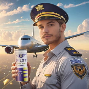 Pilot Classic Energy Drink with Vitamin B12,B2,B3,B5, B6 - (250 ml) Pack of 24