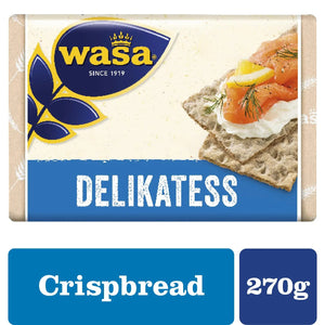 Wasa Delikatess Rye Crispbread Crackers 270g