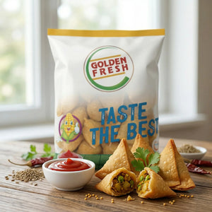 Mini Punjabi Samosa 40g (1kg / Approx. 25 Pcs) | Golden Fresh