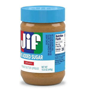 Jif No Added Sugar Creamy Peanut Butter Spread 440g