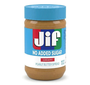 Jif No Added Sugar Creamy Peanut Butter Spread 440g