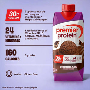 Premier Protein 30g High Protein Shake, Chocolate 325ml