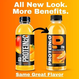 Protein2O Protein Hydration Drink With Electrolytes, Orange Mango