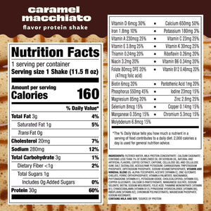 Premier High Protein Shake 30g Coffeehouse Caramel Macchiato 340ml