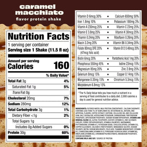 Premier High Protein Shake 30g Coffeehouse Caramel Macchiato 340ml