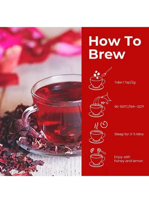 Blue Tea Hibiscus. Cinnamon Herbal Tea 100g