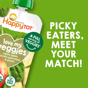 HappyTOT Organics Love My Veggies Variety Pack - 120g (12pk)