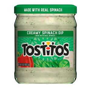 Tostitos Creamy Spinach Dip, Made with Real Spinach 15 OZ (425g) - Export