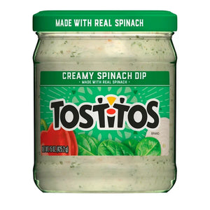 Tostitos Creamy Spinach Dip, Made with Real Spinach 15 OZ (425g) - Export