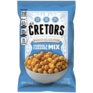 CRETORS Cheese & Caramel Mix Popcorn, 43g - 12 pk.