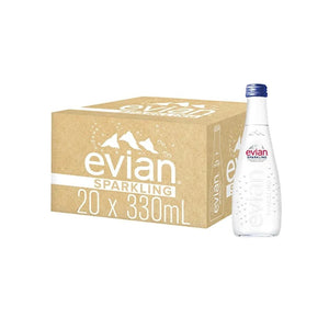 Evian Sparkling Water, 330ml 20Pcs
