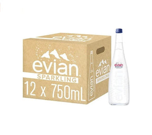 Evian Sparkling Water x