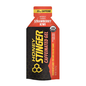 Honey Stinger Organic Energy Gel, Strawberry Kiwi, Caffeine Free Healthy Snack 31g