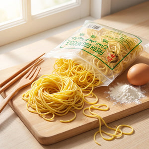 XI SHI Fresh Yellow Egg Noodles - 2 kg