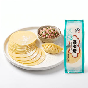 XI SHI Round Yellow Wonton Wrappers - 3 pkt