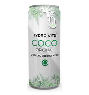 Hydro Vits Sparkling Coconut Water 6 x 320ml Case