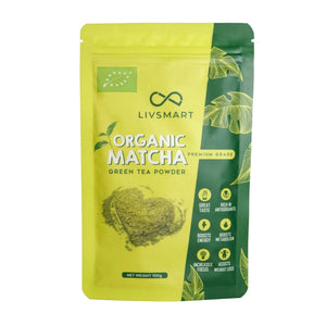 Liv Smart Organic Matcha Green Tea 100g