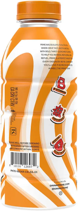 Prime Hydration Drink Orange Swirl 355ml