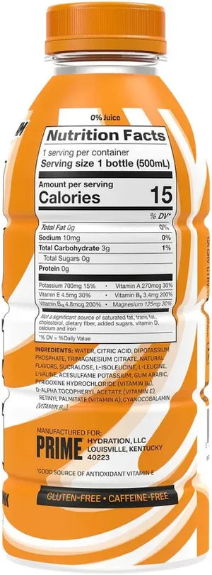 Prime Hydration Drink Orange Swirl 355ml