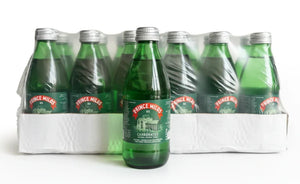 Prince Milos Natural Sparkling Mineral Water Glass Bottle 250 ml x 24