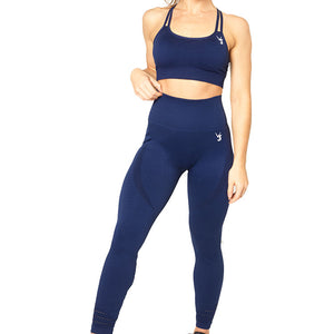 V3 Apparel Seamless Legging - Navy