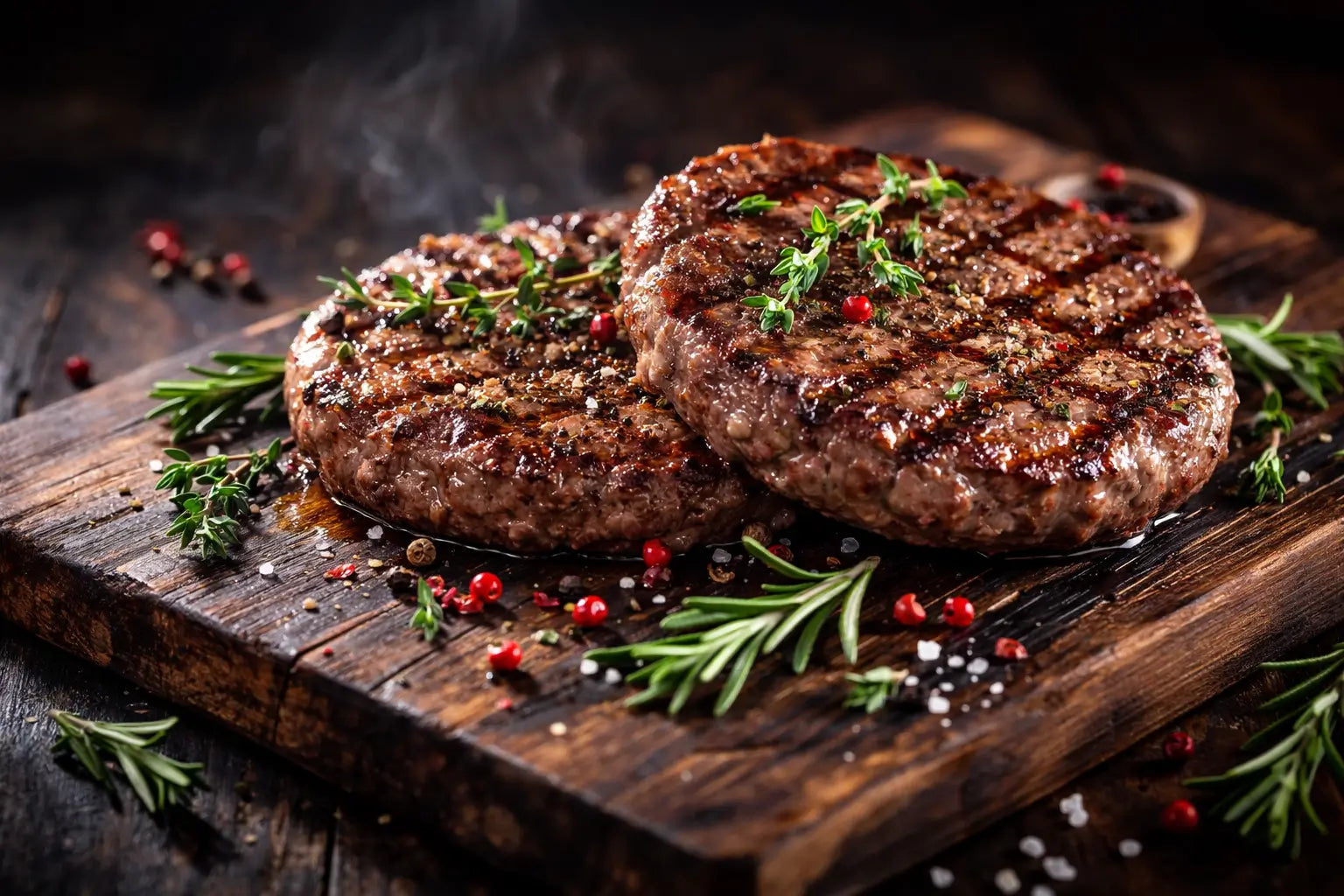 plant-based burger patties