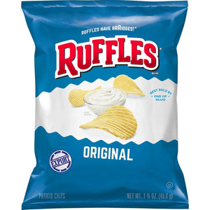 Ruffles Potato Chips Original 6.5 OZ - Export