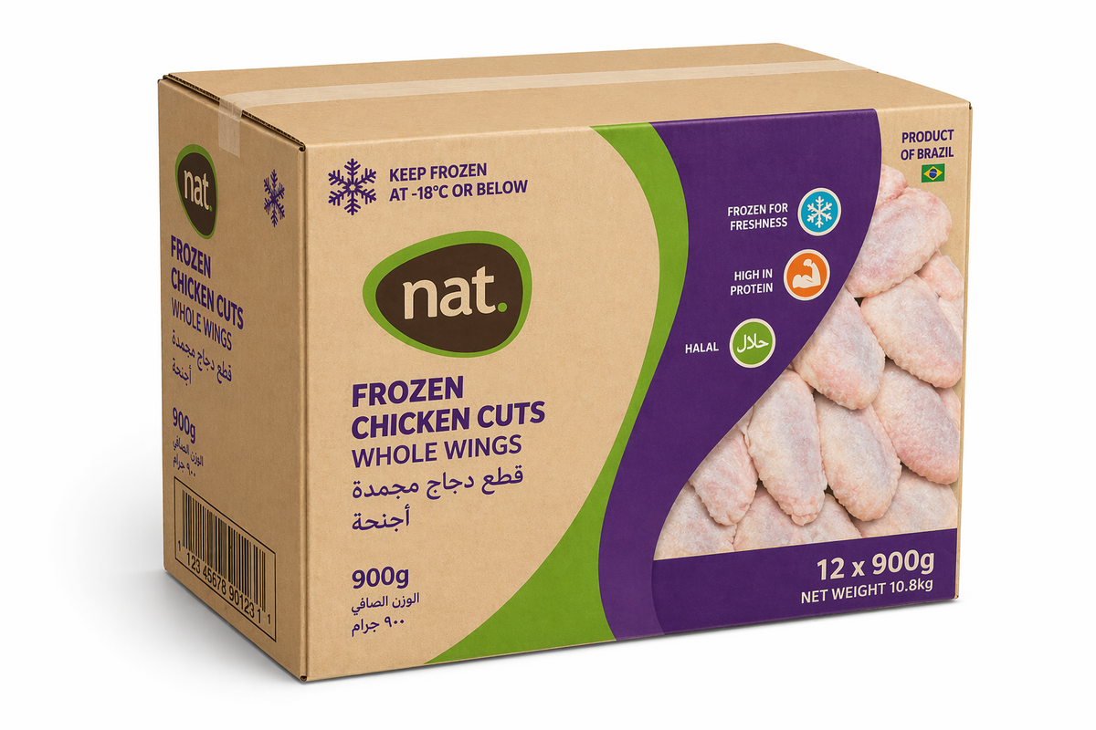 Nat Chicken Wings (12x900Gm) 10.8Kg