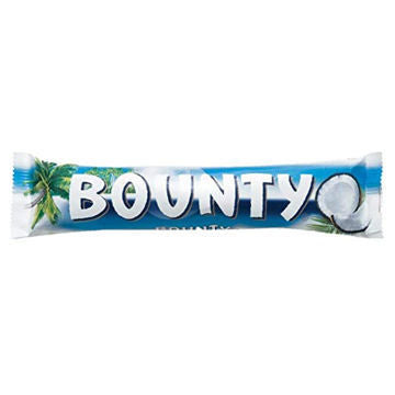 Bounty Coconut Chocolate Bar 57G - 12 Pcs