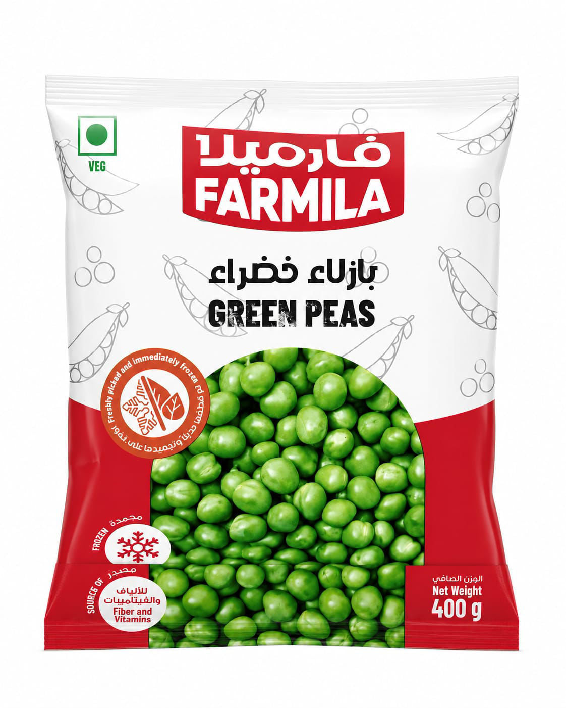Farmila Frozen Green Peas 400g