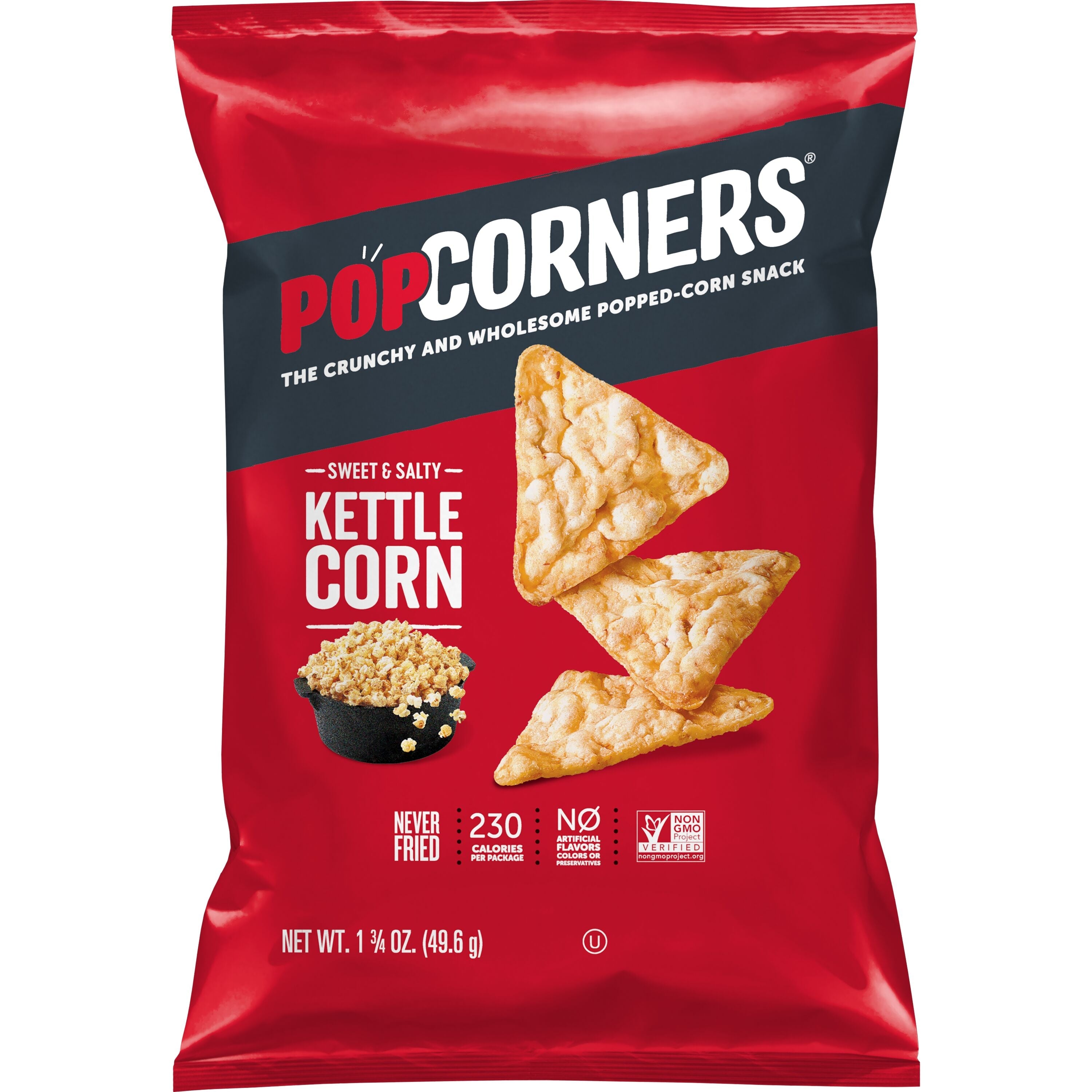 Popcorners Sweet & Salty Kettle Corn Snack, Never Fried, Non GMO - Export