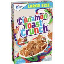 General Mills Cinnamon Toast Crunch Cereal Large Size 16.8 Oz