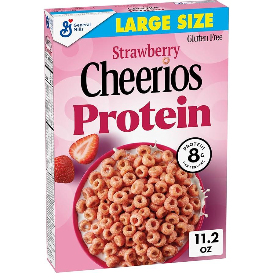 General Mills Gluten Free Strawberry Cheerios Protein Large 11.2 OZ