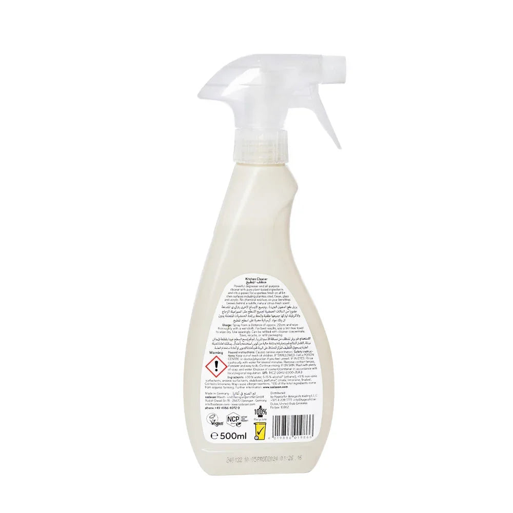 Sodasan 100% Natural Kitchen Cleaner 500ml