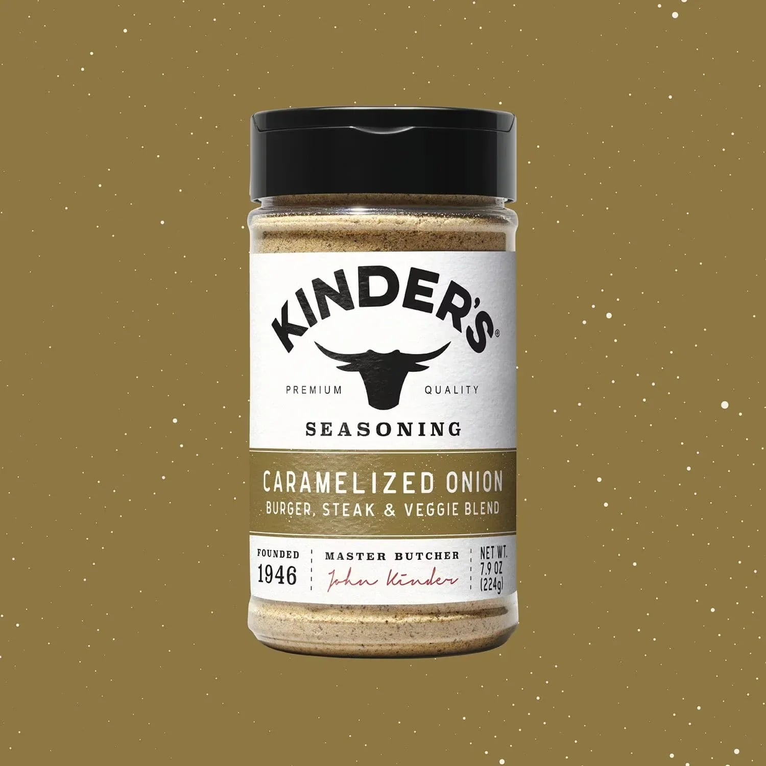 Kinder's Caramelized Onion Burger Rub and Seasoning 258g