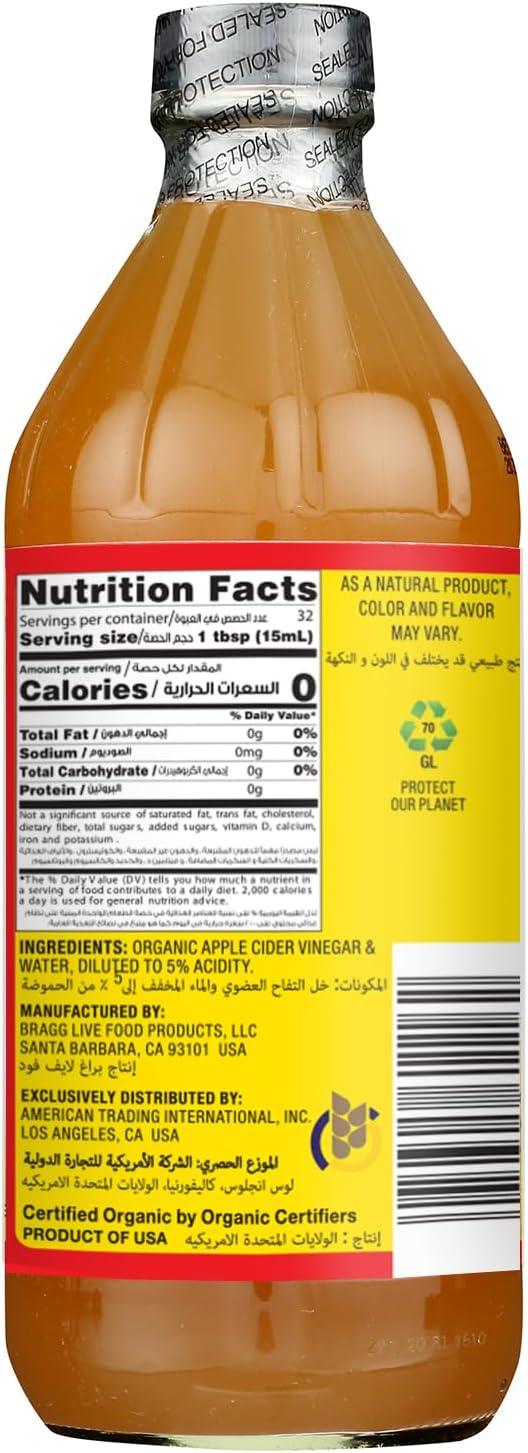 Bragg Organic Apple Cider Vinegar 473 ml