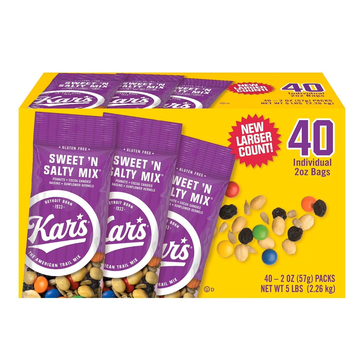 Kar's Sweet 'n Salty Trail Mix, 57g (40 pk)