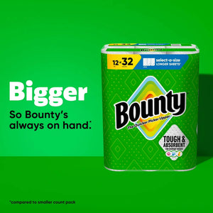 Bounty Select A-Size Paper Towels - 12 Rolls