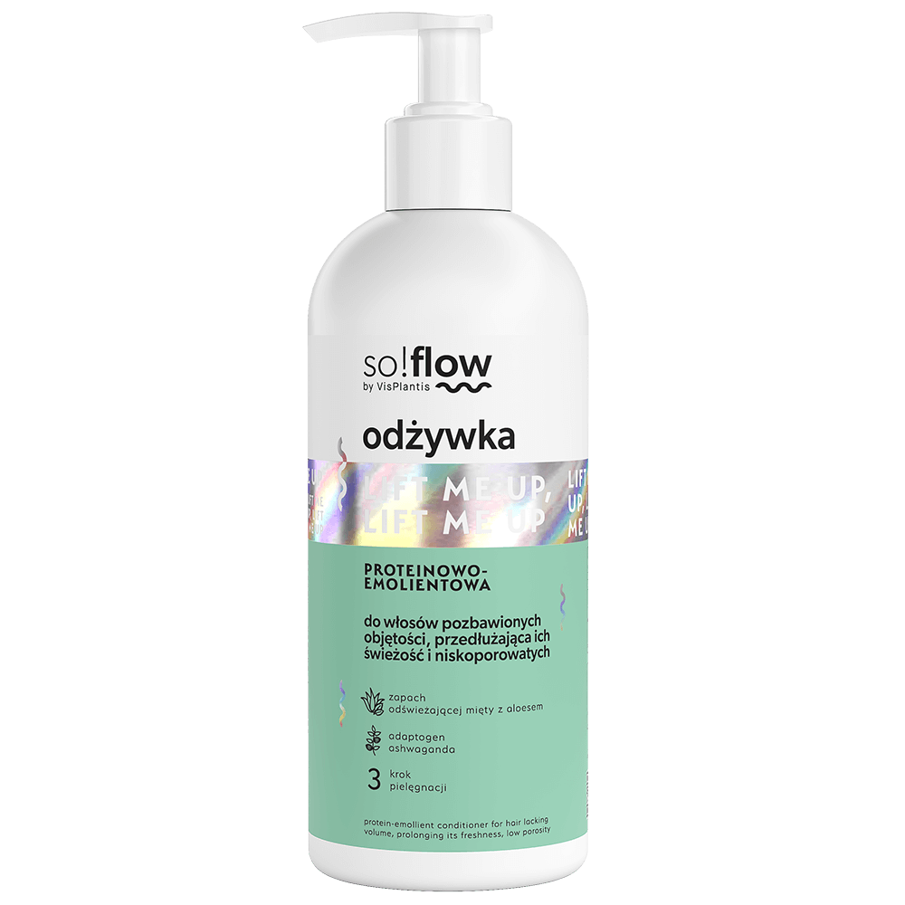 Protein Emollient Conditioner for hair Lacking volume Prolonging its Freshness low porosity