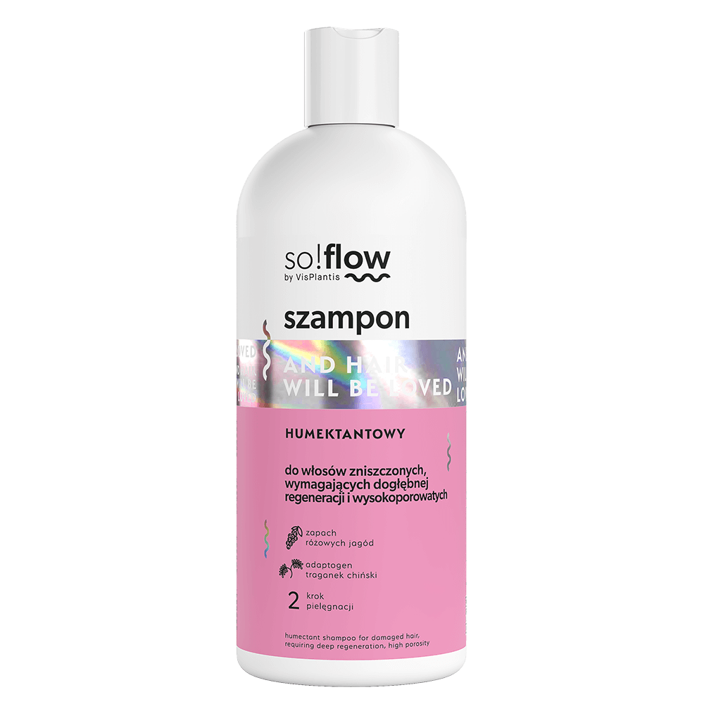 Humectant Shampoo For Damaged Hair Requiring Deep Regeneration High Porosity