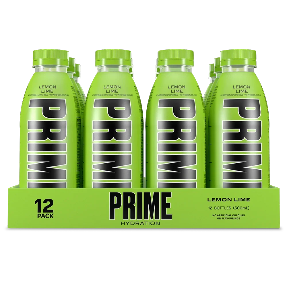 Prime Lemon Lime Hydration Drink - 500ml Pack of 12