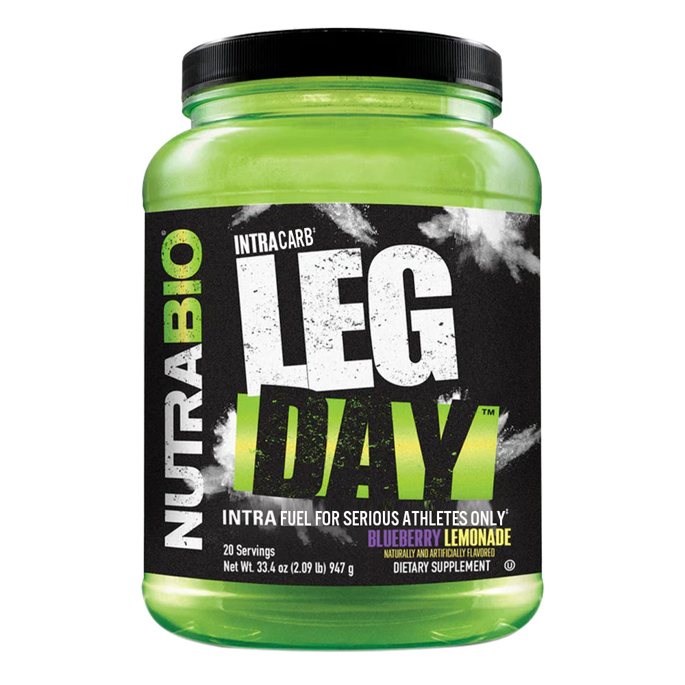 NutraBio - مشروب تعافي العضلات أثناء التمرين ليوم تمرين الساق