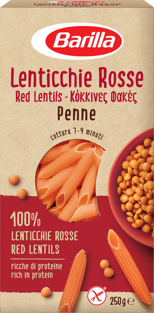 Barilla Pasta Penne Rigate Red Lentil Gluten Free 250g