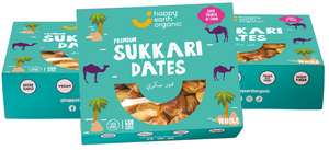 Happy Earth Organic Sukkari Dates 500g