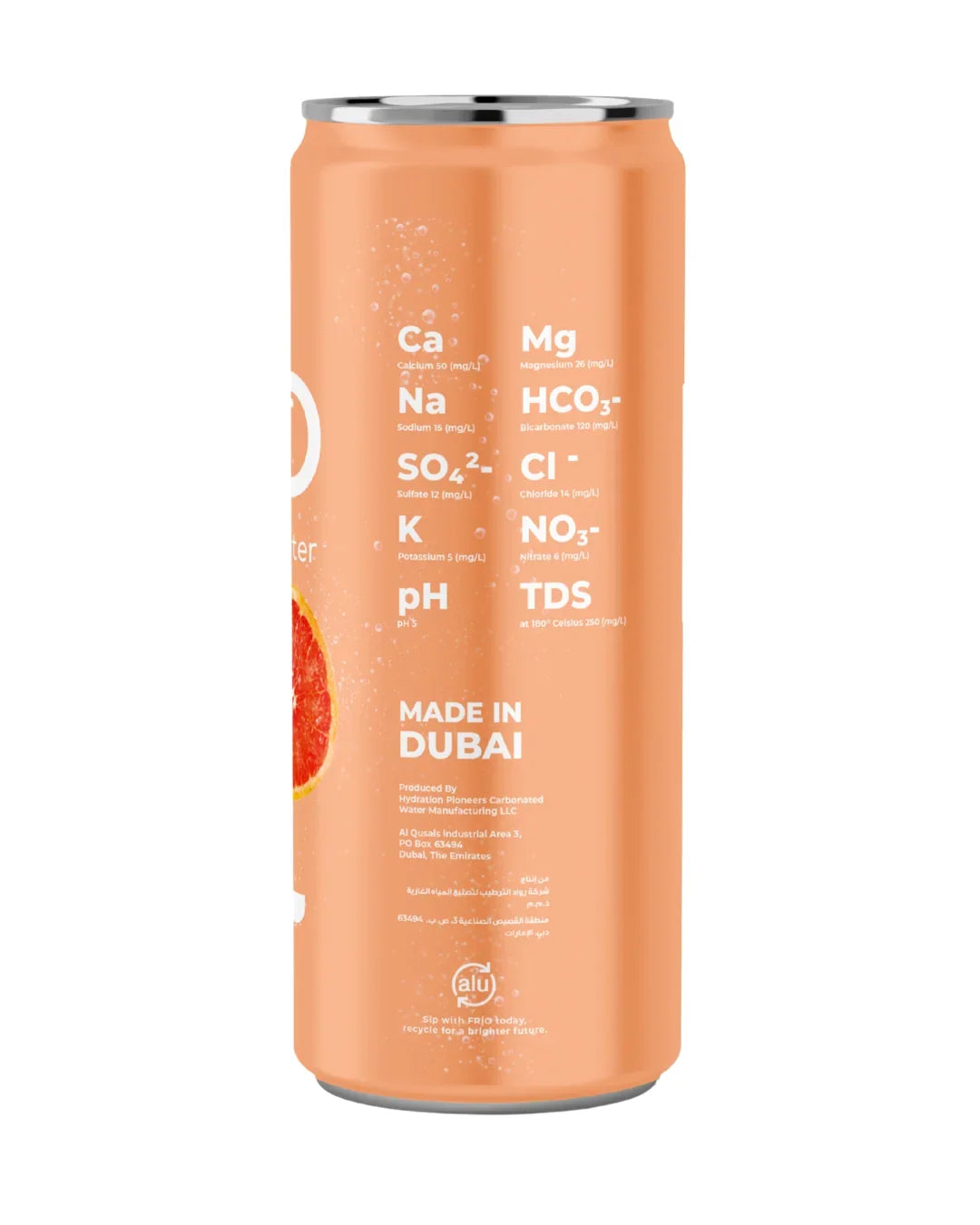 FRIO Natural Grapefruit sparkling water - 250ml