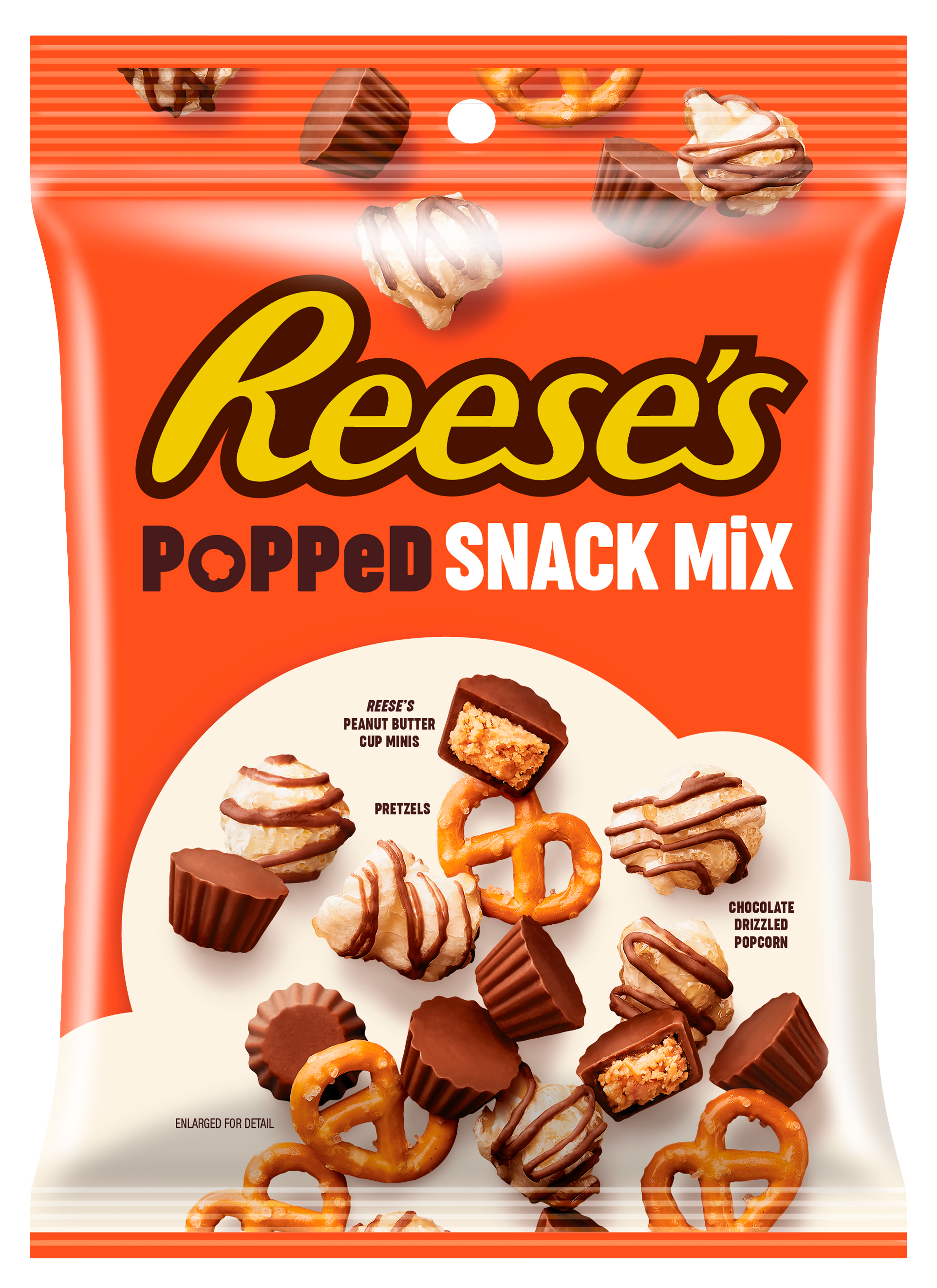Reese's Popped Milk Chocolate Peanut Butter Snack Mix 113gm