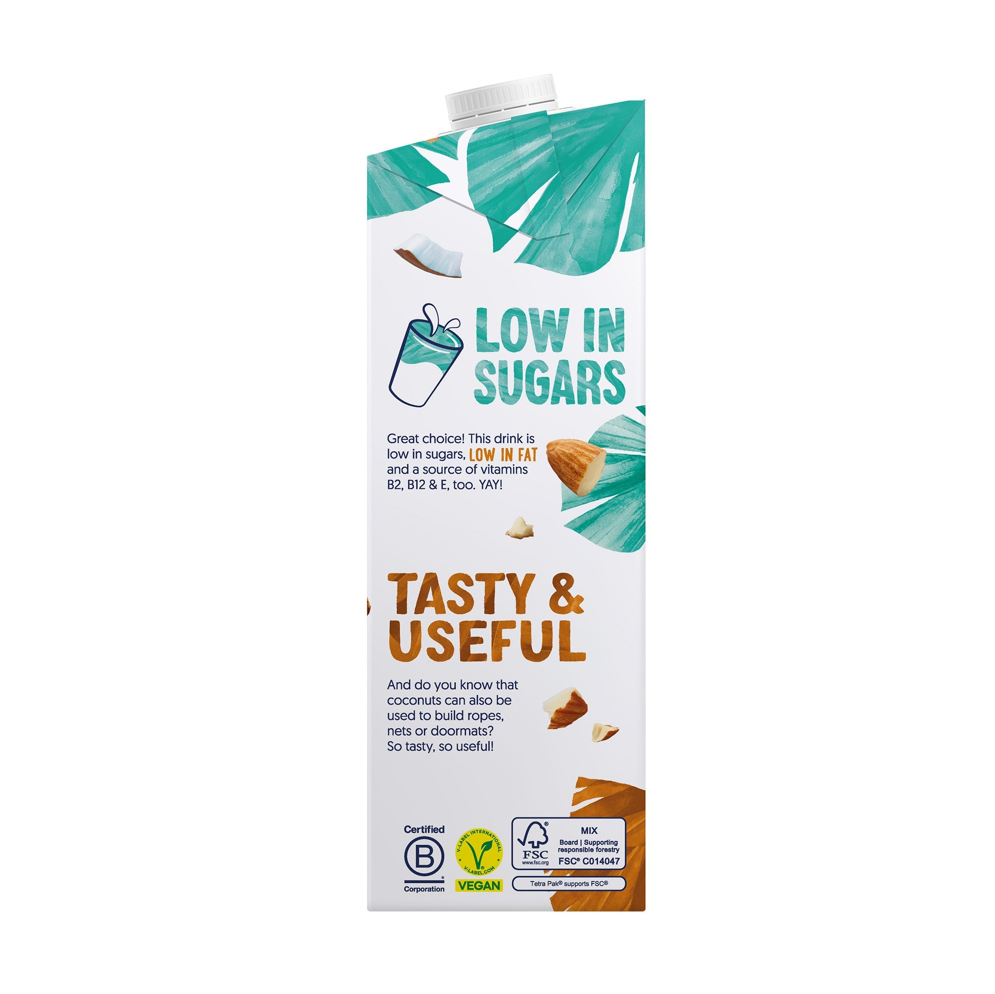Alpro Drink Coconut-Almond Dual Pack (1l x 2), 100% Plant Based And Dairy Free, Suitable For Vegans, Naturally Free From Lactose, Rich In Nutrients