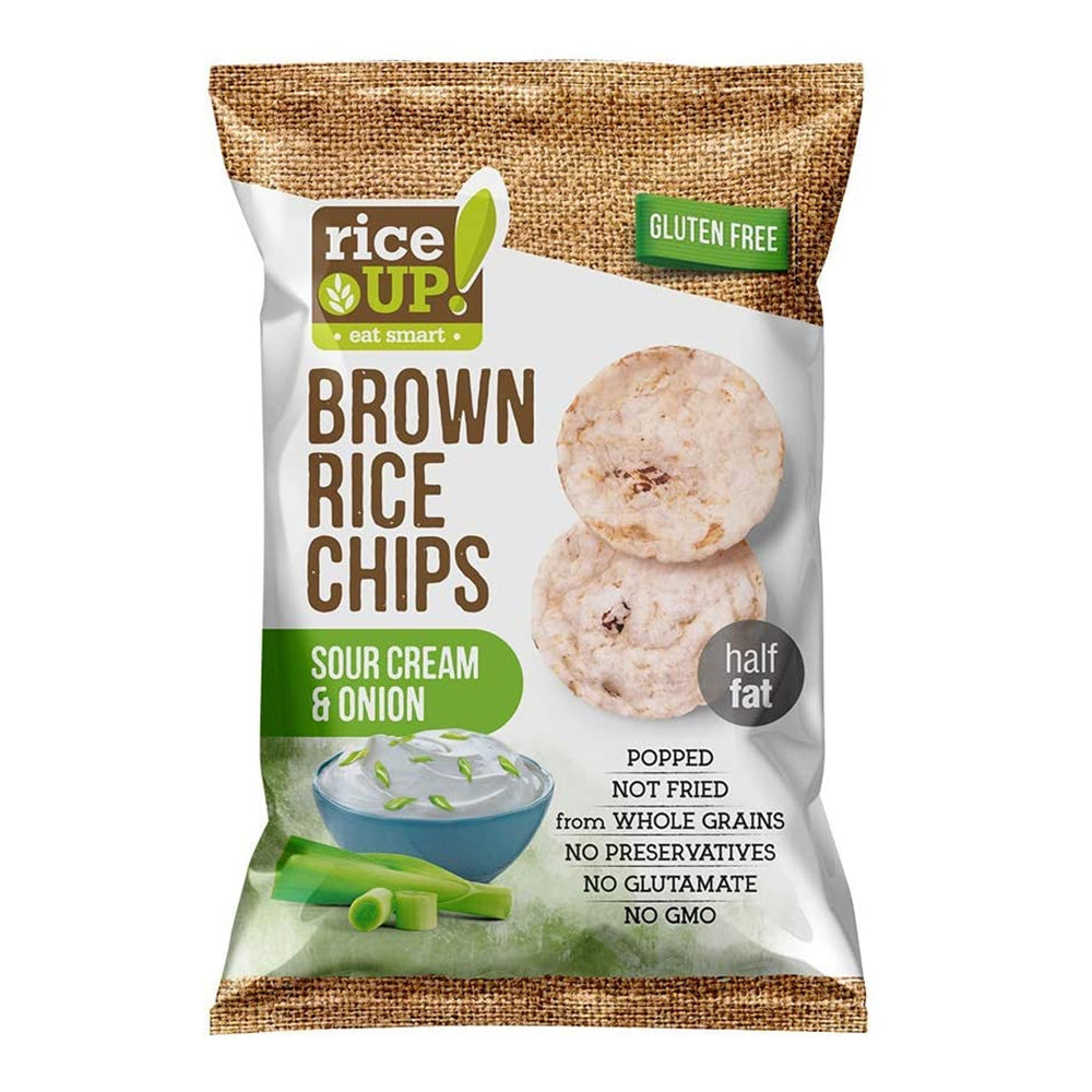 Rice Up Brown Rice Chips Gluten-Free Snack 60g